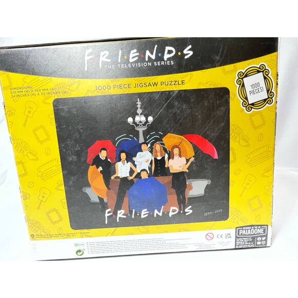 Friends The Television Series 1000 Piece Jigsaw Puzzle 24”x30” New Paladone - Picture 9 of 11